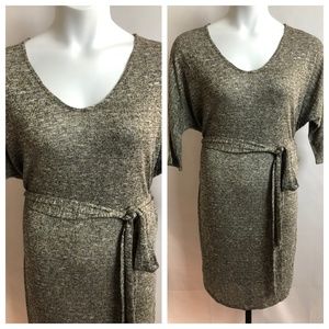 Lane Bryant Knit Metallic Sheath Dress NEW